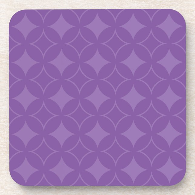 Dessous-de-verre Motif shippo violet (Devant)