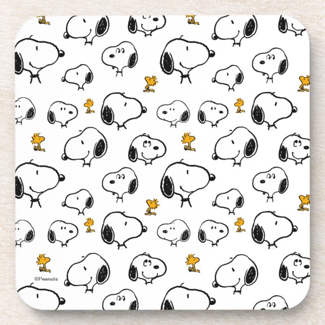 Dessous-de-verre Motif Snoopy & Woodstock (Devant)