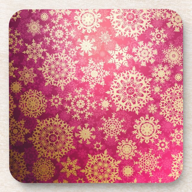 Dessous-de-verre Motif Snowflake (Devant)