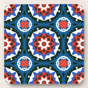 Dessous-de-verre Motif Suzani aux ornements audacieux