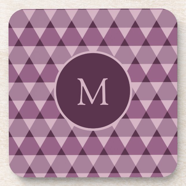 Dessous-de-verre Motif triangles (Devant)