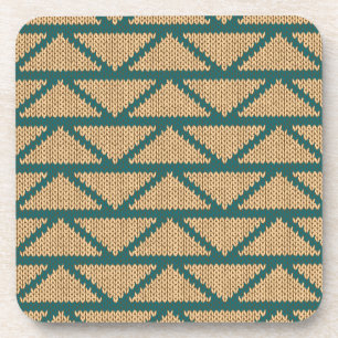 Dessous-de-verre Motif tricoté par style ethnique