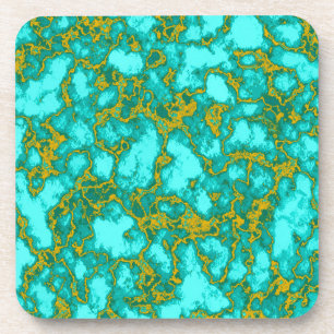 Dessous-de-verre Motif turquoise