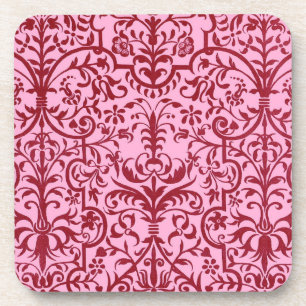 Dessous-de-verre Motif victorien rose