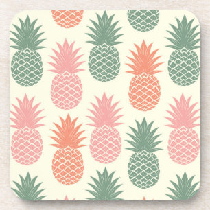 Dessous-de-verre Motif vintage 2 d'ananas