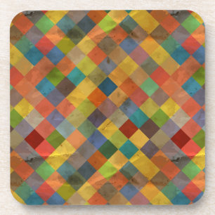 Dessous-de-verre motif Vintage. Géométrique.