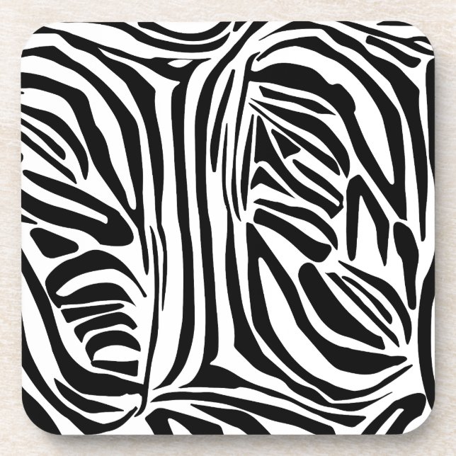 Dessous-de-verre Motif zèbre (Devant)