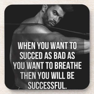 Dessous-de-verre Motivation de conditionnement physique et de muscu