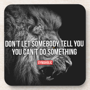 Dessous-de-verre Motivation de conditionnement physique et de muscu