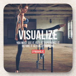 Dessous-de-verre Motivation de conditionnement physique et de muscu