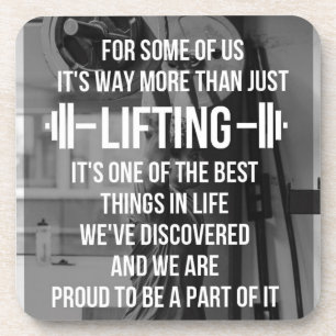 Dessous-de-verre Motivation de conditionnement physique et de muscu