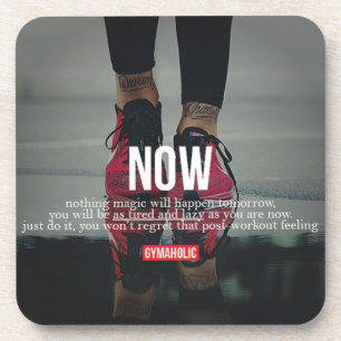 Dessous-de-verre Motivation de conditionnement physique et de muscu