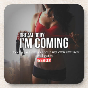 Dessous-de-verre Motivation de conditionnement physique et de muscu