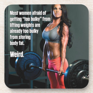 Dessous-de-verre Motivation de conditionnement physique et de muscu