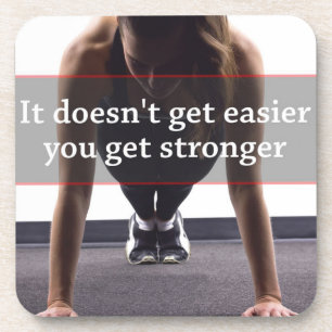 Dessous-de-verre Motivation de forme physique et de culturisme