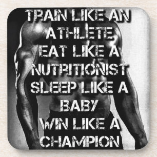 Dessous-de-verre Motivation de l'entraînement - S'entraîner comme u