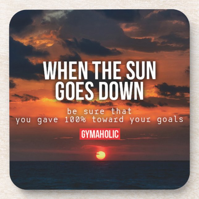 Dessous-de-verre Motivation gym (Devant)