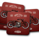 Dessous de verre moto Red Iron Cafe | Ensemble de<br><div class="desc">Dessous de verre moto Red Iron Cafe | Ensemble de Dessous de verre de moto - #motocycle,  #motocyclecoasters,  #rouge #white,  #motocyclecorckcoaster,  #bikerdrinkcoaster,  #bikercoaster,  #mobikecoaster,  #bikers,  #biker,  #custombike,  #customchopper</div>