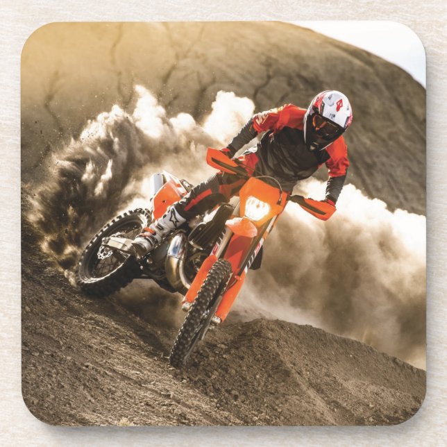 Dessous-de-verre Motocross Rider (Devant)