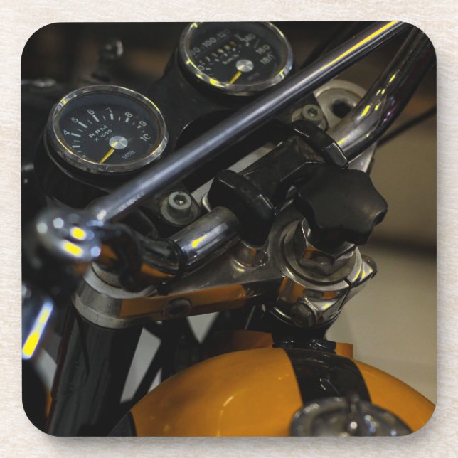 Dessous-de-verre Motocyclette Motard (Devant)