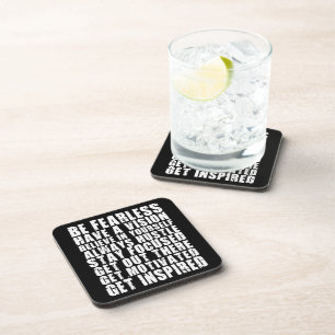 Dessous-de-verre Mots Motivationnels - Soyez Sans Peur. Avoir une v