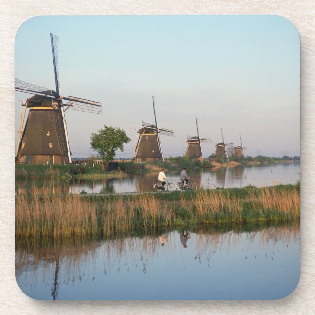 Dessous-de-verre Moulins à vent, Kinderdijk, Pays-Bas (Devant)