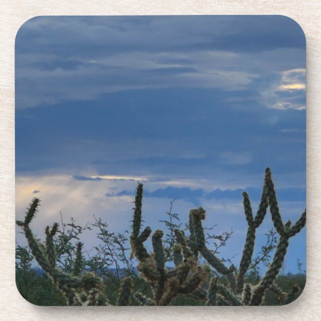 Dessous-de-verre Mousson du désert de Cactus (Devant)