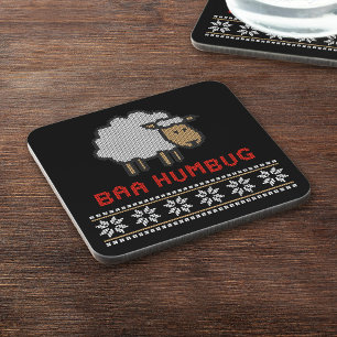 Dessous-de-verre Mouton de Noël Baa Humbug