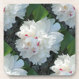 Dessous-de-verre Multiprecious Peony Coasters Cork Back Set of 6