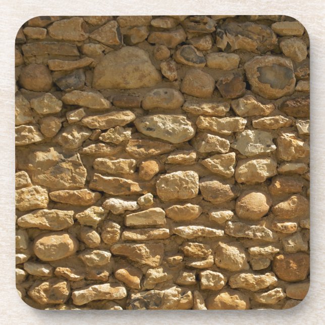 Dessous-de-verre Mur de pierre rustique (Devant)
