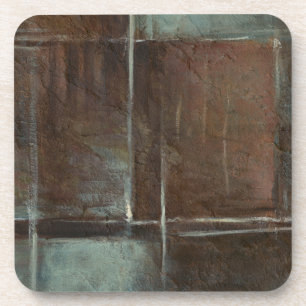 Dessous-de-verre Mur en brique rouge et gris