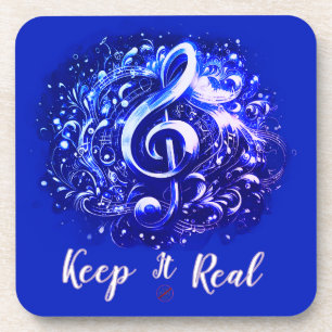DESSOUS-DE-VERRE MUSIQUE - RESTEZ AUTHENTIQUE