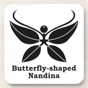 Dessous-de-verre Nandine en forme de papillon