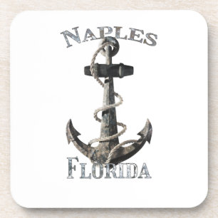 Dessous-de-verre Naples Florida Vacation Ancre nautique
