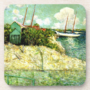 Dessous-de-verre Nassau, Bahamas, tableau de J. Alden Weir