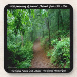 Dessous-de-verre National Park Anniversary Hot Springs Mt Trail<br><div class="desc">You are viewing The Lee Hiller Designs Collection of Home and Office Decor, Apparel, Toxiques and Collectibles. The Designs include Lee Hiller Photographie et Mixed Media Digital Art Collection. You can view her her Nature photographiy at at http://HikeOurPlanet.com/ and follow her hiking blog within Hot Springs National Park. Hot Springs...</div>