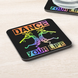 Dessous-de-verre Native Americans Kokopelli - Dance Your Life 4