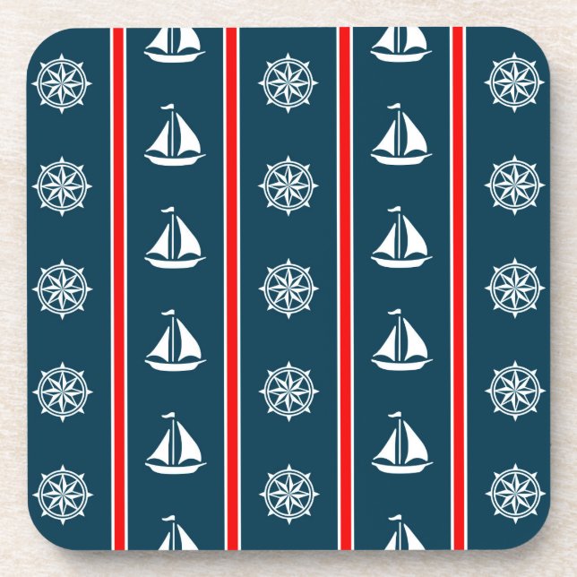 Dessous-de-verre Nautical design (Devant)