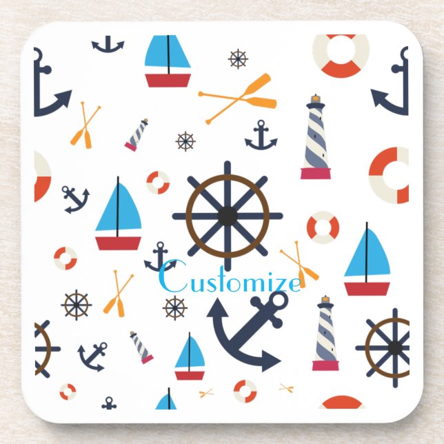 Dessous-de-verre Nautical Theme Thunder_Cove  (Devant)