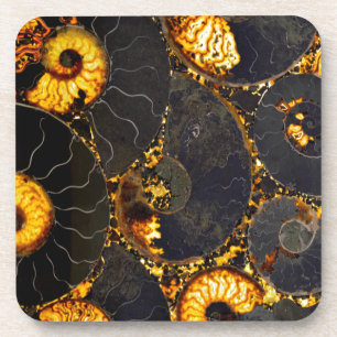 Dessous-de-verre Nautilus d'or