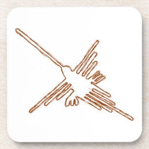 Dessous-de-verre Nazca Lines Hummingbird Sketch