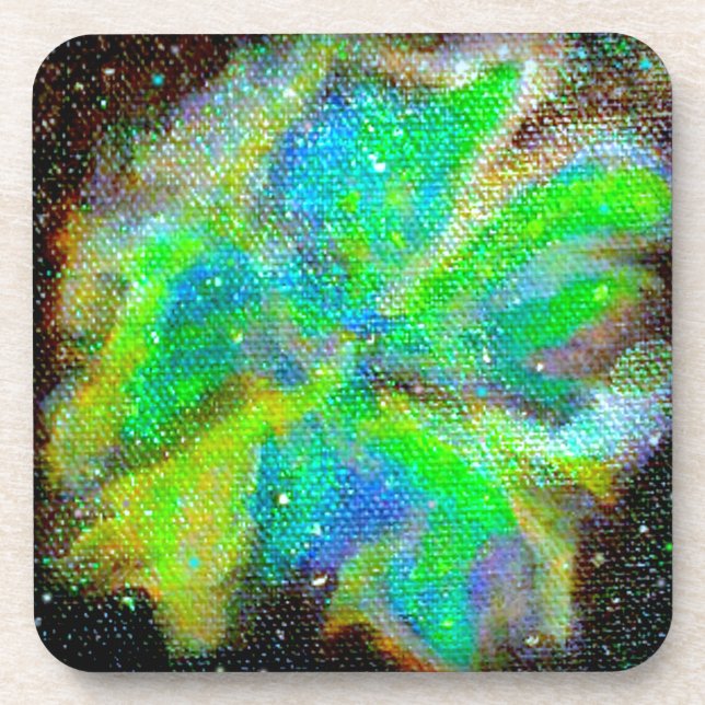 Dessous-de-verre Nebula et Stardust Scène spatiale cosmique (Devant)