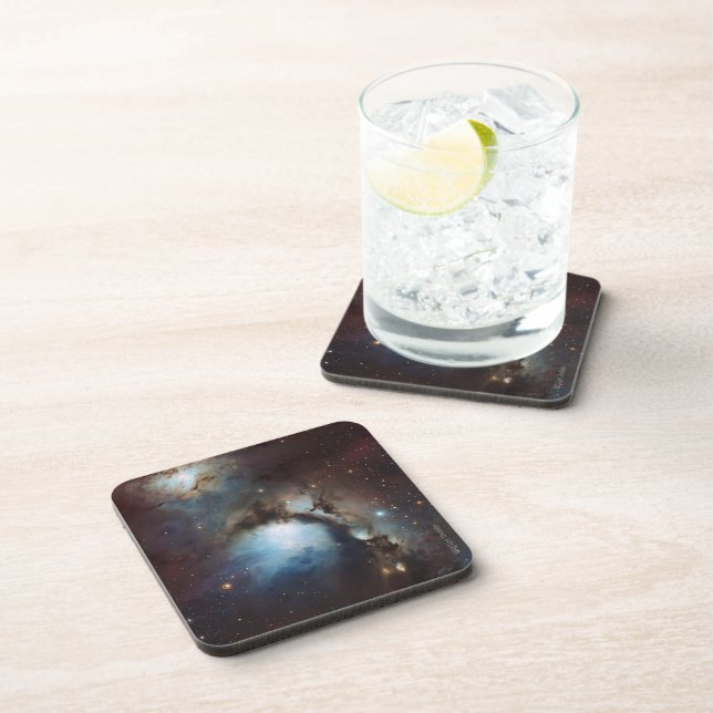 Dessous-de-verre Nébuleuse d'Orion Messier 78 Photo de l'espace rée (Côté Droit)