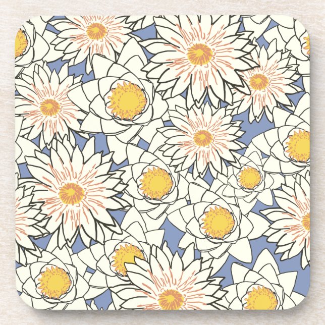 dessous de verre nénuphar (Devant)