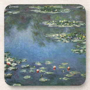 Dessous-de-verre Nénuphars de Claude Monet, Fleurs Vintages