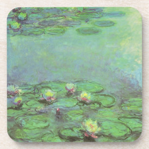 Dessous-de-verre Nénuphars de Claude Monet, Impressionnisme Vintage