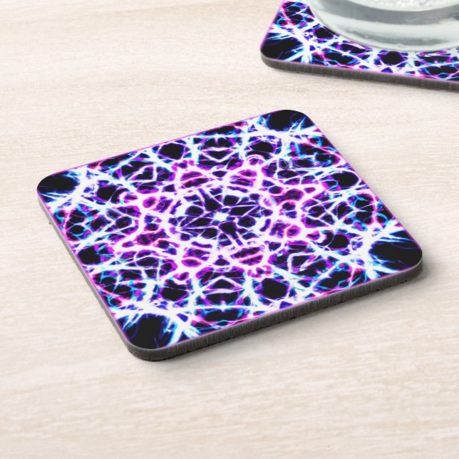 Dessous-de-verre Neon Dreams Design. Commandez dès maintenant  (Côté gauche)