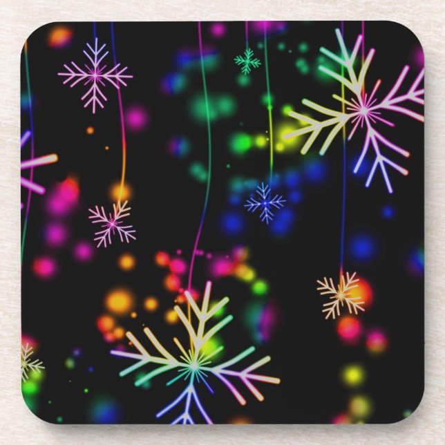 Dessous-de-verre Neon Snow (Devant)
