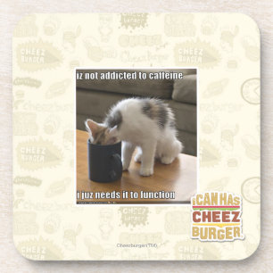 Dessous-de-verre N'est pas dépendant à la caféine