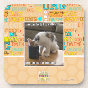 Dessous-de-verre N'est pas dépendant à la caféine